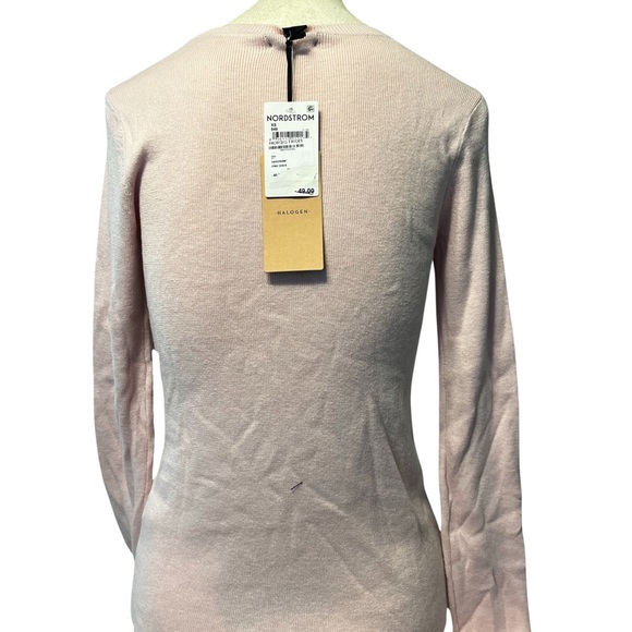 NWT | LIGHT CASHMERE BY HALOGEN | NORDSTROM | XS | PINK CHALK - Picture 8 of 8
